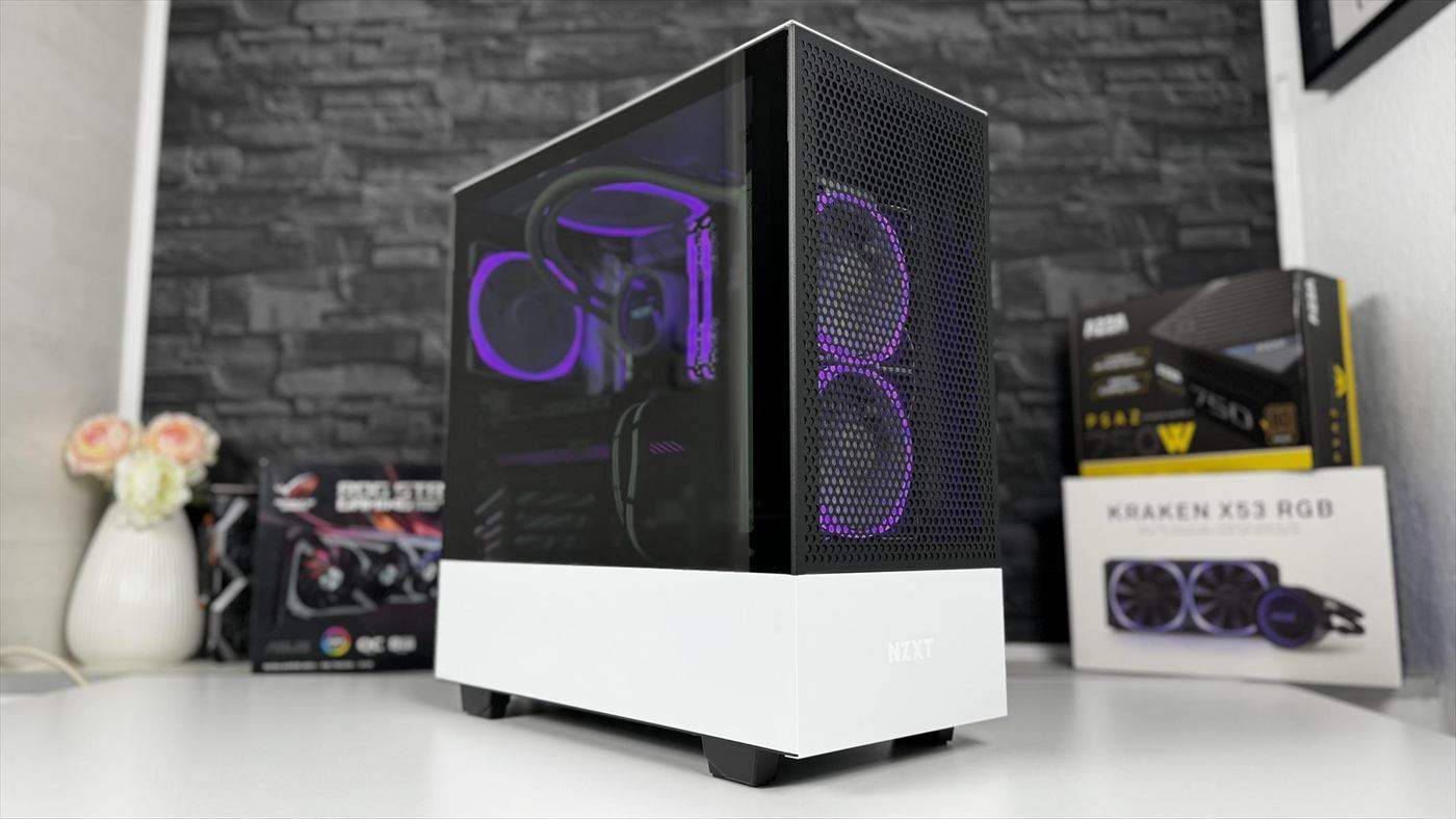 NevisHardware Gaming-PC im aufgebauten Zustand